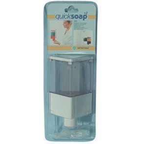 Dosatore di sapone liquido quick soap serie linea bianco esente IVA emergenza COVID ex art.124 D.L. n. 34/2020