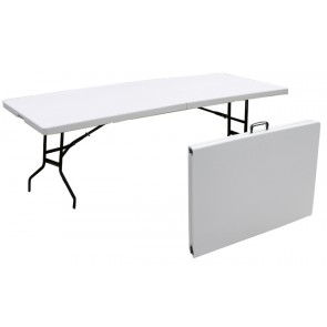 Tavolo pieghevole in plastica HDPE cm 183 x 74 x 74